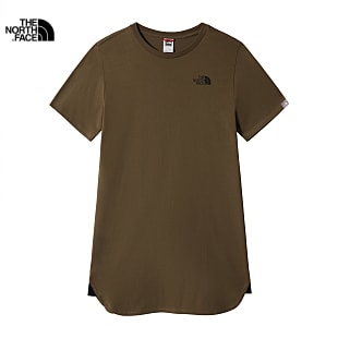 The North Face W SIMPLE DOME TEE DRESS UPDATE, Military Olive