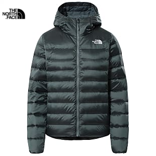 The North Face W ACONCAGUA HOODIE, Balsam Green TNF White Logo