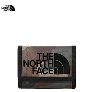 The North Face BASE CAMP WALLET, Kelp Tan TNF Camo Print - TNF Black