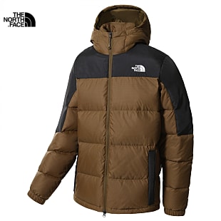 The North Face M DIABLO DOWN HOODIE, Military Olive - TNF Black