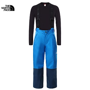 The North Face YOUTH SNOWQUEST SUSPENDER PANT, Hero Blue