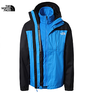The North Face M QUEST TRICLIMATE JACKET, Hero Blue - TNF Black