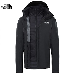 The North Face W INLUX TRICLIMATE JACKET, TNF Black Heather - TNF Black