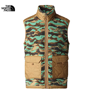 The North Face M ROYAL ARCH VEST CAMO, Deep Grass Green Painted Camo Print