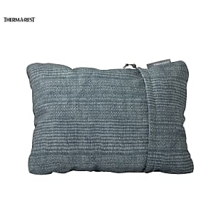 Therm-a-Rest COMPRESSIBLE PILLOW XL, Blue Woven Print