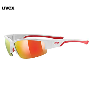Uvex SPORTSTYLE 215, White Mat Red - Mirror Red Cat. 3