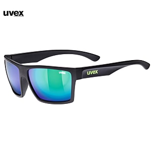 Uvex LGL 29, Black Mat - Mirror Green S3