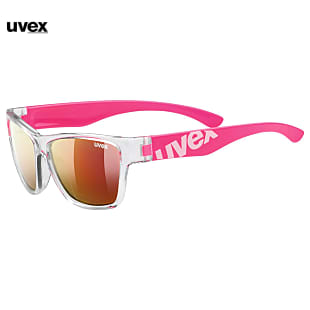 Uvex KIDS SPORTSTYLE 508, Clear Pink - Mirror Red Cat. 3