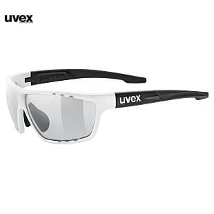 Uvex SPORTSTYLE 706 VARIOMATIC, White Mat Black - Variomatic Smoke Cat. 1-3
