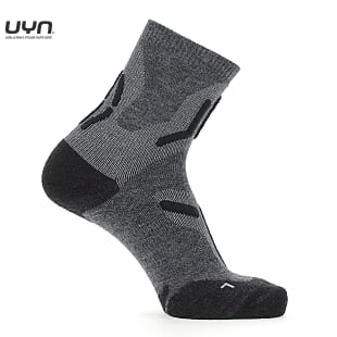 Uyn M TREKKING 2IN MERINO SOCKS, Mid Grey - Black