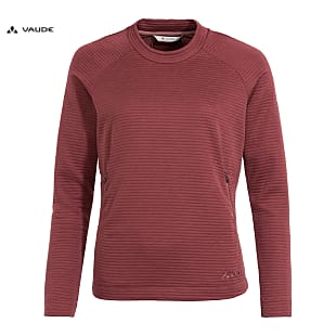 Vaude WOMENS MINEO POCKET PULLOVER, Red Cluster