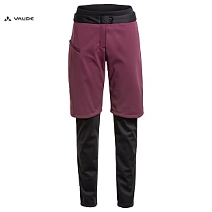Vaude WOMENS ALL YEAR MOAB 3IN1 PANTS W/O SC, Black