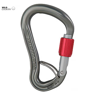 Wild Country ASCENT LITE BELAY, Gunmetal - Red
