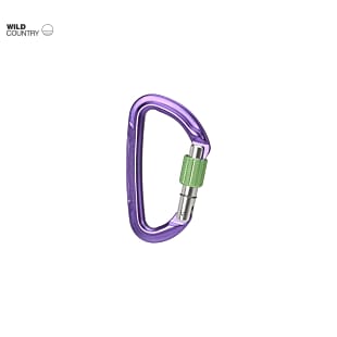 Wild Country SESSION SCREW GATE, Purple - Green