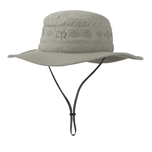 Outdoor Research W SOLAR ROLLER SUN HAT, Khaki - Rice Embroidery