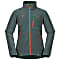 Bergans RUNDE YOUTH JACKET, Forest Frost - Bright Magma