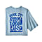 Patagonia M STOP THE RISE RESPONSIBILI-TEE, Fin Blue