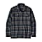 Patagonia M L/S ORGANIC COTTON MW FJORD FLANNEL SHIRT, Drifted - New Navy