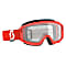 Scott PRIMAL CLEAR GOGGLE, Red - Clear