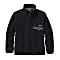 Patagonia M SYNCHILLA SNAP-T FLEECE PULLOVER, Black - Forge Grey