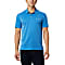 Columbia M NELSON POINT POLO, Azure Blue