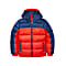 Marmot KIDS GUIDES DOWN HOODY, Victory Red - Arctic Navy