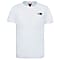 The North Face YOUTH SS SIMPLE DOME TEE, TNF White - TNF Black