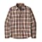 Patagonia M L/S COTTON IN CONVERSION LW FJORD FLANELL SHIRT, Libbey - Dusky Brown