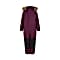 Color Kids KIDS COVERALL WITH FAKE FUR 1, Potent Purple