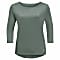 Jack Wolfskin W PACK AND GO 3/4 TEE, Hedge Green