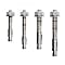 Fixe EXPANSION BOLT 10MM x 90MM 20 PACK, Inox