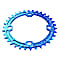 Race Face CHAINRING NARROW WIDE 4-BOLT 104MM 10/11/12-SPEED 30/32/34T, Blue