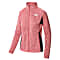 The North Face W AO MIDLAYER FULLZIP, Slate Rose White Heather - TNF Black Heather