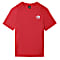 The North Face M AO GLACIER GRAPHIC TEE, Horizon Red