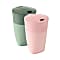 Light My Fire PACK UP CUP BIO 2-PACK, Dusty Pink - Sandy Green