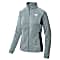 The North Face W AO MIDLAYER FULLZIP, Goblin Blue White Heather - TNF Black Heather