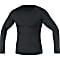 Gore M BASE LAYER THERMO LONG SLEEVE SHIRT, Black