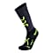 Uyn M RUN COMPRESSION FLY SOCKS, Anthracite - Yellow Fluo
