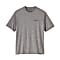 Patagonia M CAP COOL DAILY GRAPHIC SHIRT, Boardshort Logo Abalone Blue - Feather Grey