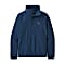 Patagonia W MICRO D SNAP-T PULLOVER, Tidepool Blue