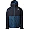 The North Face M MILLERTON INSULATED JACKET, Monterey Blue - TNF Black