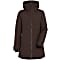 Didriksons W HELLE PARKA 5, Chocolate Brown