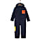 Namuk QUEST SNOW OVERALL, True Navy - Corporate Red