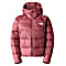 The North Face W HYALITE DOWN HOODIE, Wild Ginger