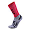 Uyn W RUN COMPRESSION FLY SOCKS, Anthracite - Coral Fluo