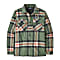 Patagonia M INSULATED ORGANIC COTTON FLANNEL JACKET, Forestry - Hemlock Green
