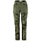 Fjallraven W KEB TROUSERS CURVED SHORT, Green Camo - Laurel Green