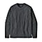 Patagonia M RECYCLED WOOL CABLE KNIT CREWNECK SWEATER, Hex Grey