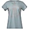 Bergans GRAPHIC WOOL W TEE, Misty Forest - Cantaloupe