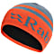 Rab LOGO BAND BEANIE, Orion Blue - Red Grapefruit